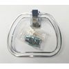 Taymor 01-303 Lucite Towel Ring & Polished Chrome Hanger