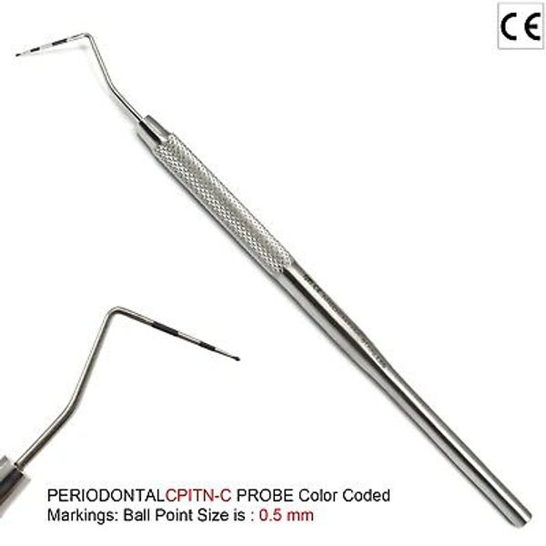 Periodontal Dental Examination Color Coded CPITN Probes Dental Instrument OROAX