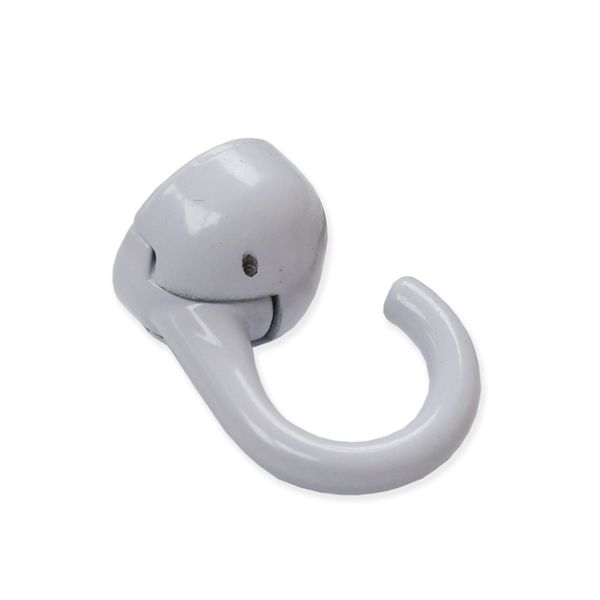 Hangman Products Indoor/Outdoor Elephant Hook Ceiling, White, 1 Hanger