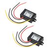 PATIKIL DC 12V-DC 5V 2A 10W Power Converter Regulator Plastic Shell for LED Solar System 2pcs