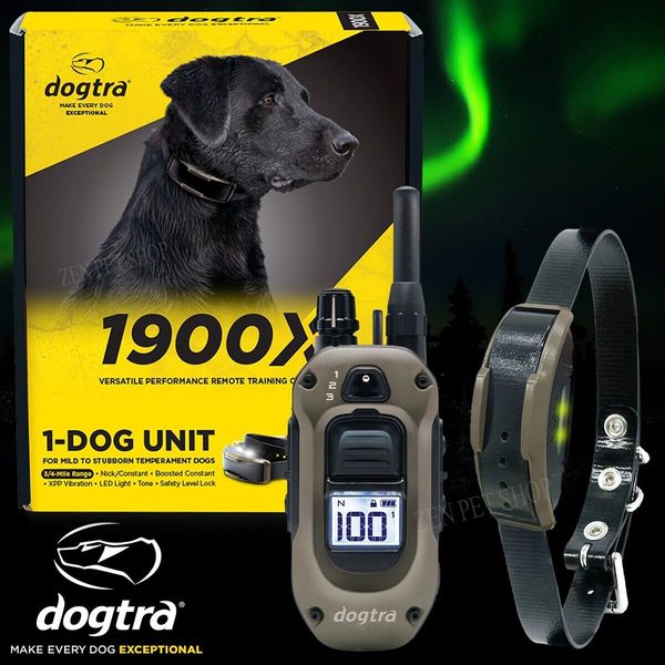 Dogtra 1900X Remote Training Collar 3/4 Mile Range, Boost and XPP Vibration