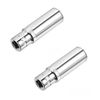 QLXHBOT 1/4 Inch Drive 10mm 6-Point Deep Socket, Metric, Cr-V 5 Pcs