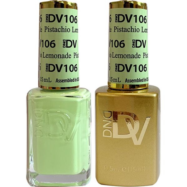 DND DUO DIVA GEL & LACQUER #106 - Pistachio Lemonade