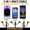 Dewalt 3-in-1 Retractable Cable