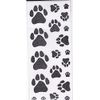 Glitter Dog PAW Print Stickers Sheet