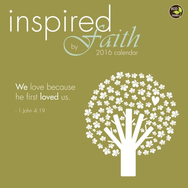 Inspired by Faith Wall Calendar by TF Publishing 2016