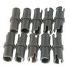 LEGO 4211807 Connector Peg, Medium Stone Grey, 10-Pack
