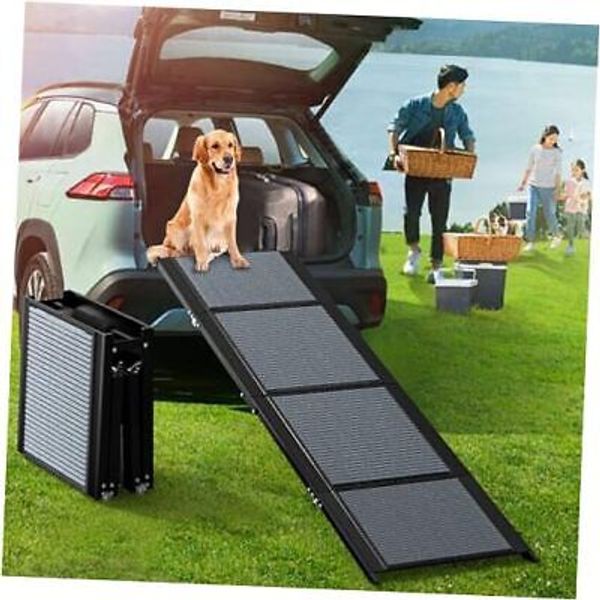 Dog Ramp for Car, 71" Extra Long & 17" Wide Pet Ramp, Portable Foldable Large