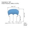 uxcell Ceramic Oscillator Wide Range 8MHz 15pF 3 Pin DIP Blue 10pcs