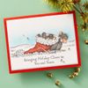 Spellbinders House Mouse Cling Rubber Stamp-Christmas Friends