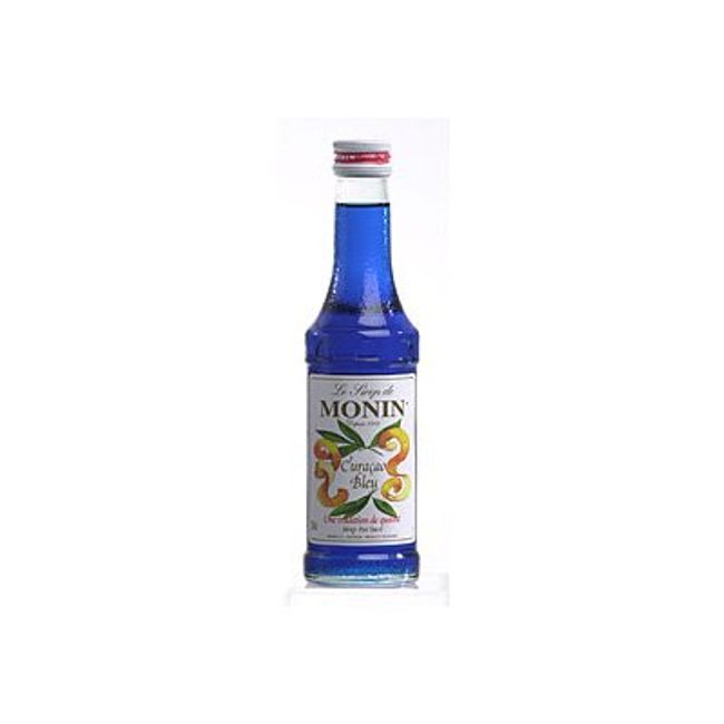 Monan Blue Curacao Syrup, 8.5 fl oz (250 ml)