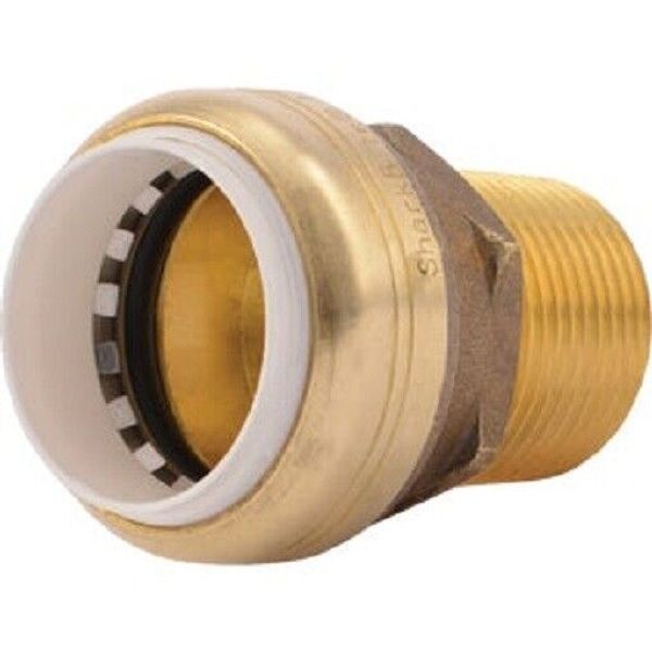 (3)- SharkBite 1 In. PVC x 1 In. MNPT Connector Model UIP140A