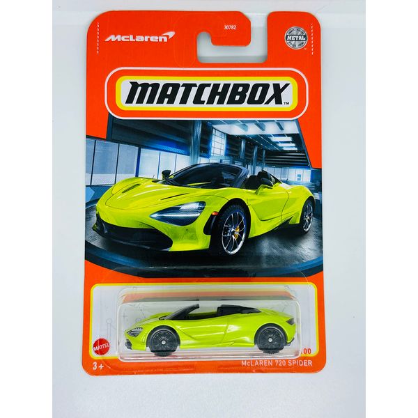 Matchbox 2022 - McLAREN 720 Spider - Lime Green - 3/100 - Mint/NrMint Ships Bubble Wrapped in a Box