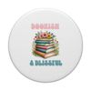 Bookish & Blissful - Fun Gift Idea For Booktroverts PopSockets Adhesive PopGrip