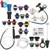 28Pcs Universal Radiator Pressure Tester, Vacuum Cooling System Tool Refill Kit