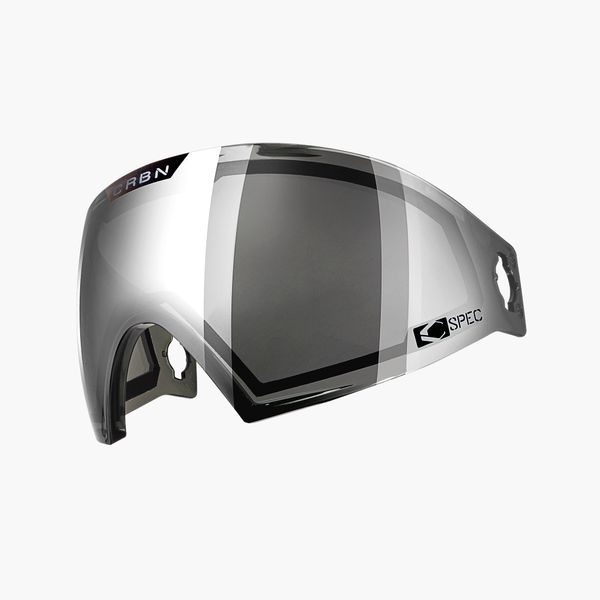 CRBN Paintball Zero Goggle Highlight Lens [ Compatible with Zero Goggle ] [ Grey - Silver Mirror ]