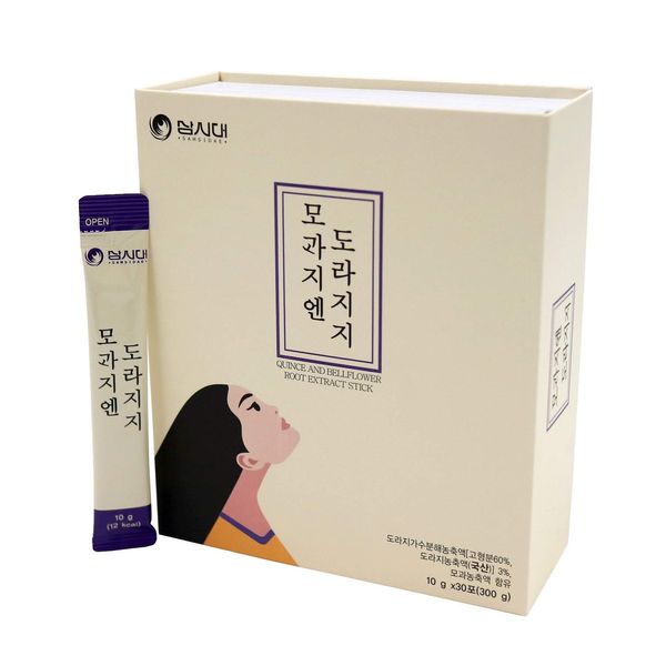 SamSiDae Korean Bellflower Root Extract, Pear Extract and Quince Extract Stick (10g X 30 stick pouches). Good source of Fiber, Potassium, Magnesium, Vitamin C&K. Men, Women and all ages.