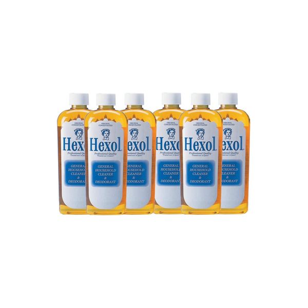 Hexol Deoderant Concentrated General Household Cleaner and Deodorant, 16 Fl. Oz, 6 Bottles, 96 Fl Oz