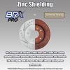 Rear Brake Kit Rotors + Ceramic Pads for Cadillac DeVille 1997-1999