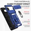 for Pixel 7 Case with Screen Protector: [Military Grade 20ft. Drop Tested] Ring Shockproof Protective Phone Case for - Google Pixel 7 (Blue)