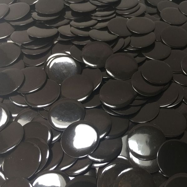 MR CHIPS Plastic Bingo Chips for Games 1000 Count Bag - Solid and Transparent Colors Counting Black 3/4 Inch