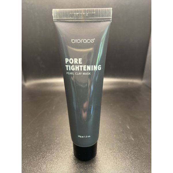 Biorace Pore Tightening Deep Cleanse Sebum Control Pearl Clay Mask Travel Sz 1oz