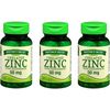 Nature's Truth Chelated Zinc 50mg Tablets 100ct (3 Pack)
