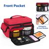 Medicine Storage Bag Empty, Lockable Pill Bottle Organizer with Portable Zippere