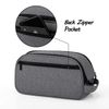 CURMIO Pill Bottle Organizer Portable Medicine Bag, Lockable Prescription Bottle Storage for Pill Bottles, Vitamins, Medical Supplements for Home Storage and Travel, Grey (Empty Medicine Bag)