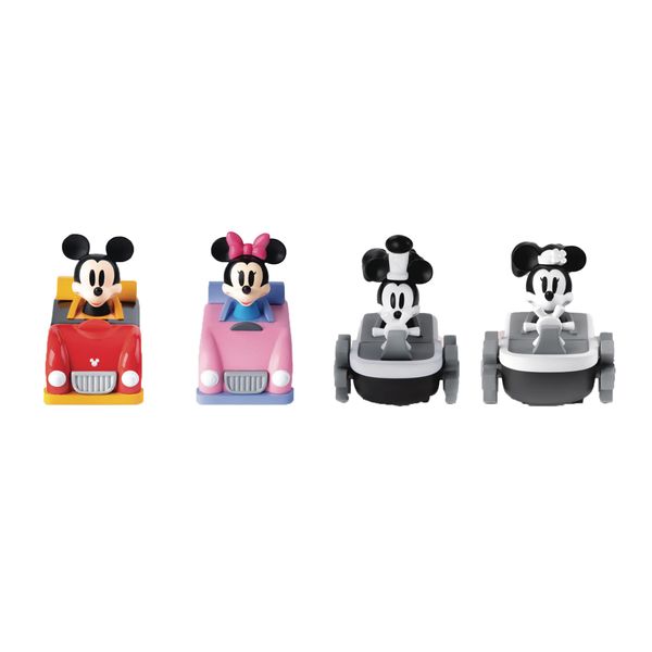 Beast Kingdom Classic Mickey PBC-003SP Pull Back Car Series (D100 Ver.) 4-Piece Set