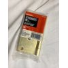 Everbilt 4 in. x 1/4 in. Satin Brass Radius Door Hinge