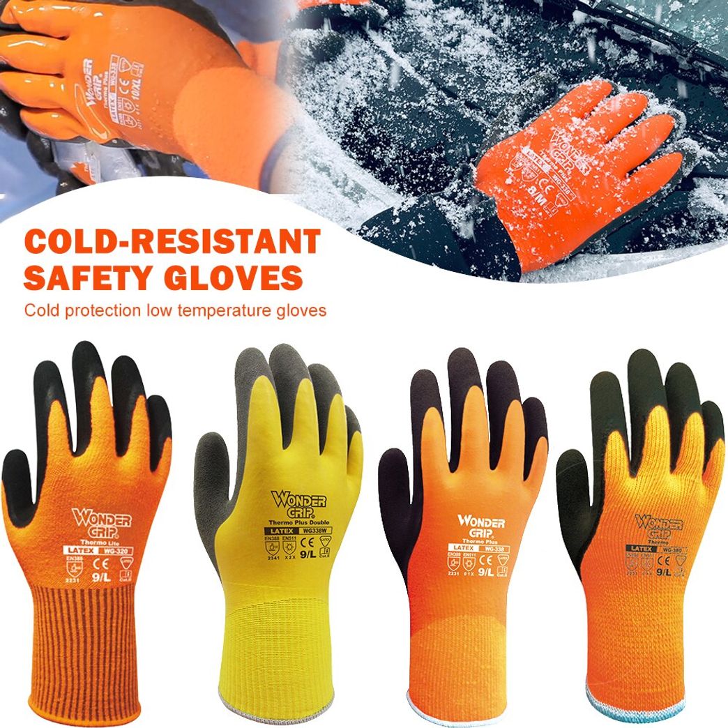 Wonder Grip WG-338 Thermo Plus Waterproof Gloves - First Place Supply