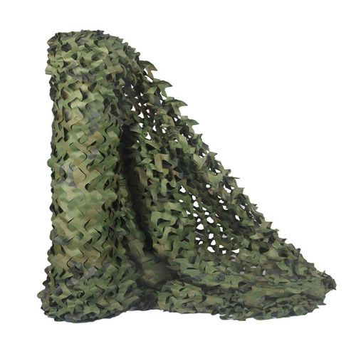 HYOUT Camouflage Netting, Camo Net Woodland Blinds Great for Military Sunshade Camping Shooting Hunting Party Decoration 1.5x3M/5x9.8ft