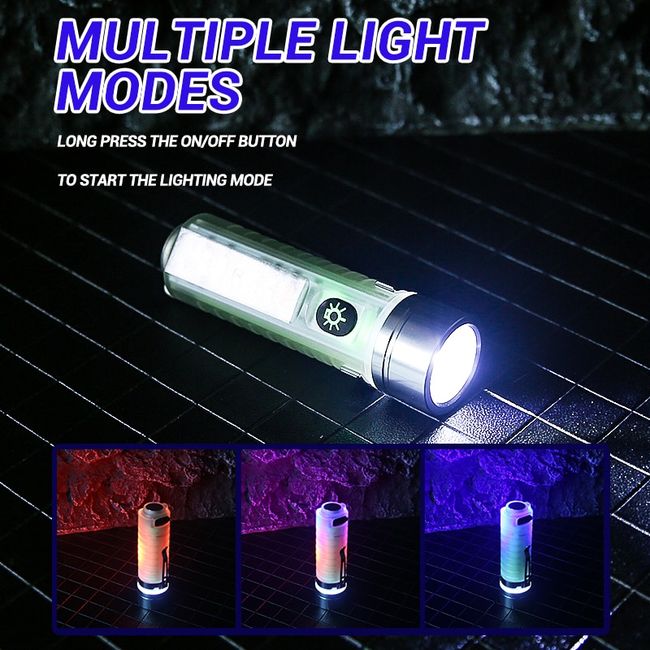 Brightest Magnetic Pen LED FlashLight with Flashing Red emergency light