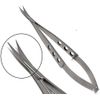 Castroviejo Micro Scissors 7" Curved, Fenestrated Flat Handle