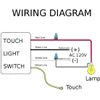 HQRP Touch Light Table Lamp Dimmer Switch LO-ME-HI-OFF Control Module Sensor