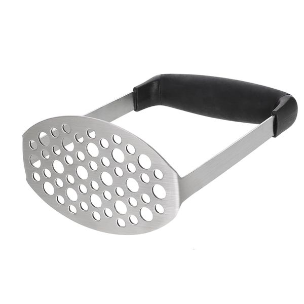 RosewineC Stainless Steel Potato Masher, Baby Food Masher with Non Slip Handle for Mashed Potatoes, Jam, Vegetables and Fruits