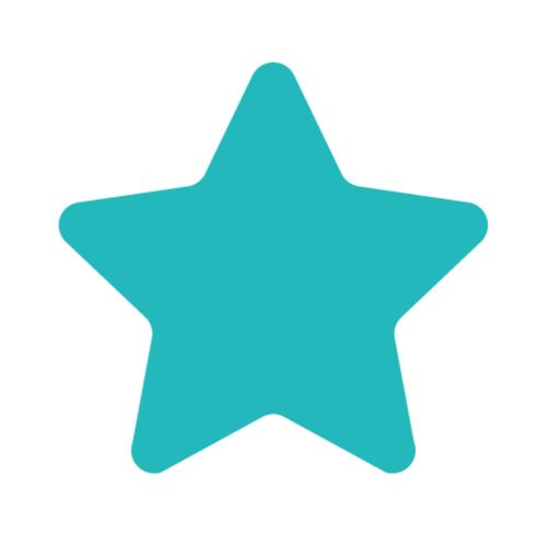 CARL CP-1 Craft Punch, Small Size, Star