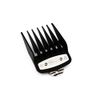 Professional Line Attachment Comb Size 4. 13mm with Metal Fitting Cutting Guide Fit - Super Taper, Chromepro, Balding, Magic 5 Star and Other Standard Full Sized Clippers (4 (13mm))