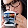 3dRose Niagara Falls Collage Mug, 11 oz, Multicolor