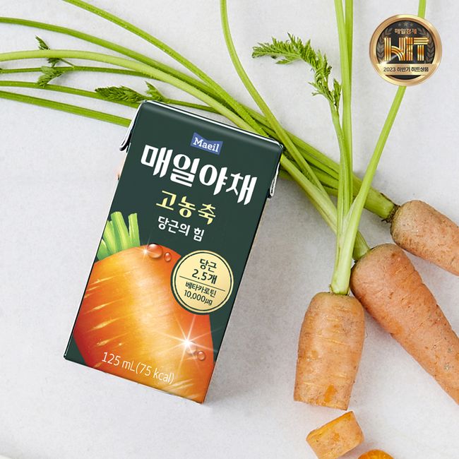 Daily Vegetable Highly Concentrated Carrot Power 125ml 24 Packs [Guaranteed Arrival]