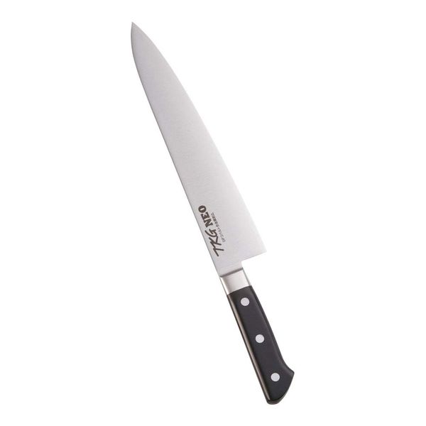 Endoshoji ATKA704 TKG Neo Chef's Knife, Silver, 10.6 inches (27 cm), Commercial Use, With DP Base