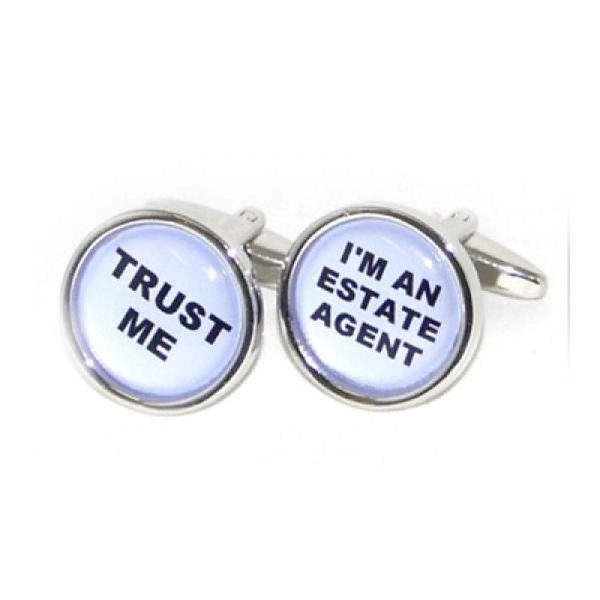 Trust me I'm a Estate Agent Cufflinks (X2BOCB004)