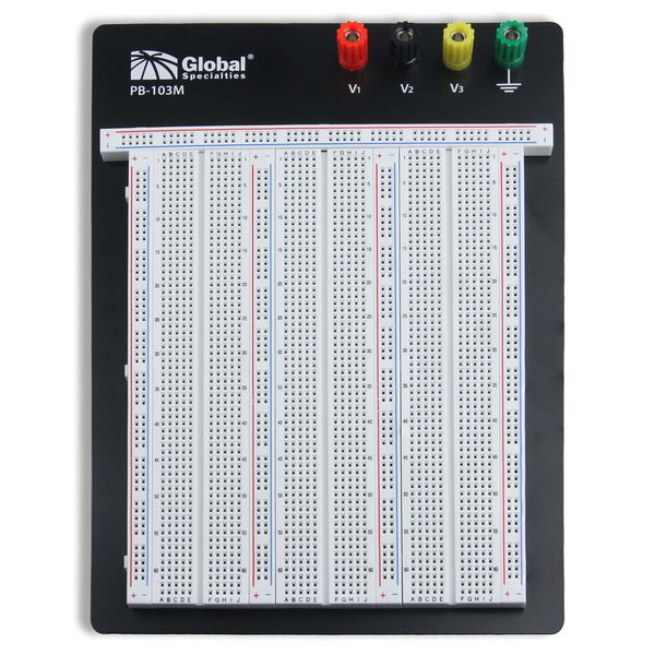 Global Specialties PB-103M Externally Powered 2390 Tie-Point Breadboard
