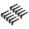 sourcing map 10pcs Clamping Lever Adjustable Handles M8 Metric Female Thread Level Handle Hand Knobs Quick Release Black for Lathe Machinery