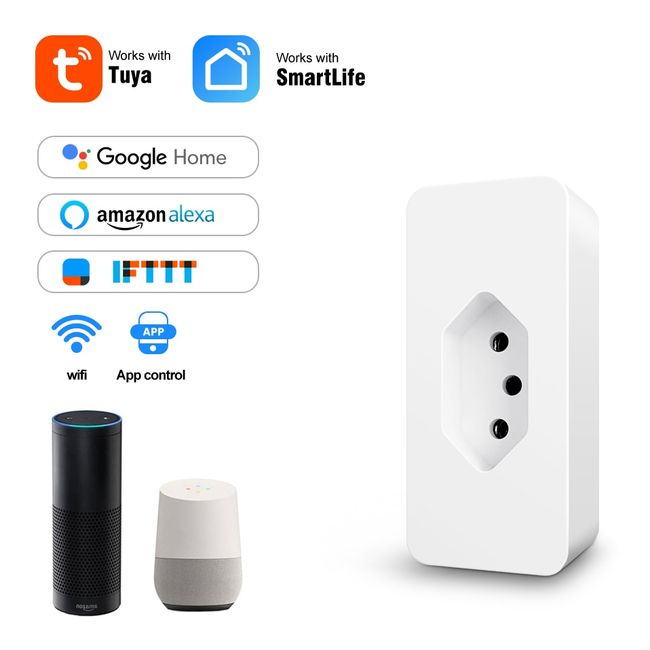 Wifi Smart US Plug Wireless Power Socket Outlet Works Alexa Google Home Etc