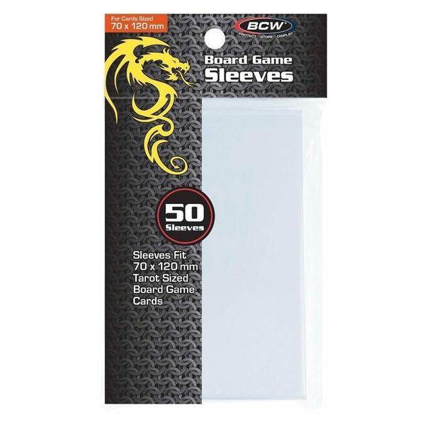 BCW Board Game Sleeves - Std Tarot (70 mm x 120 mm)