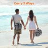 Lifewit Large Cooler Bag 27/32/48 Cans Insulated Lunch Bag Lightweight Portable Cool Bag Double Layer for Picnic, Beach, Work, Trip, Gray