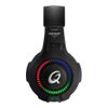 Qpad QH-25 Multiplatform Gaming Headset Stereo and 7.1 Headphones with LED Lighting, Black