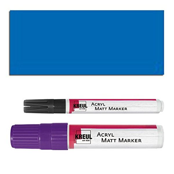 New KREUL Acrylic Marker 2-4 mm Blue Matt Medium